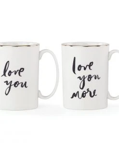 Kate Spade Bridal Party "Love You" And "Love You More" Mugs