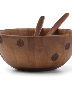 Kate Spade Deco Dot™ Salad Bowl With Servers