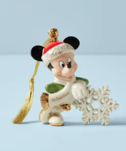 Lenox Personalized Ornaments Mickey Snowflake Ornament