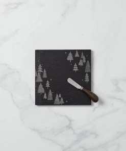 Lenox Balsam Lane Slate Cheeseboard & Knife Set