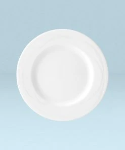 Lenox Dinnerware Swirl Rim Dinner Plate