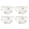 Kate Spade Dinnerware Deco Dot 4-piece All-Purpose Bowl Set