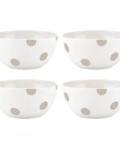 Kate Spade Dinnerware Deco Dot 4-piece All-Purpose Bowl Set