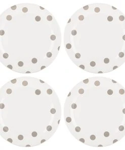 Kate Spade Deco Dot 4-piece Dinner Plate Set Dinnerware