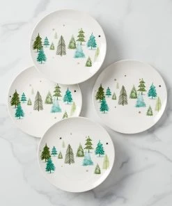 Lenox Balsam Lane 4-piece Accent Plate Set Dinnerware
