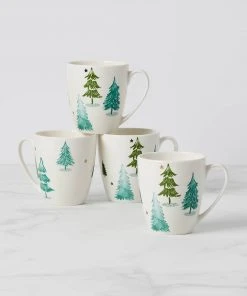 Lenox Balsam Lane™ 4-piece Mug Set Dinnerware