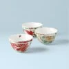 Lenox Butterfly Meadow Holiday 6-Piece Rice Bowl Set 1 Lenox Butterfly Meadow Holiday 6-Piece Rice Bowl Set