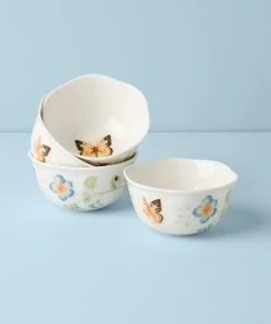 Lenox Butterfly Meadow 4-Piece Dessert Bowl Set