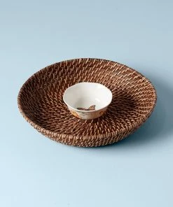 Lenox Butterfly Meadow® Chip And Dip Tray