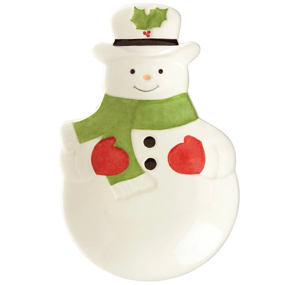 882206_wHR.jpg Lenox Hosting The Holidays Snowman Spoon Rest Dinnerware