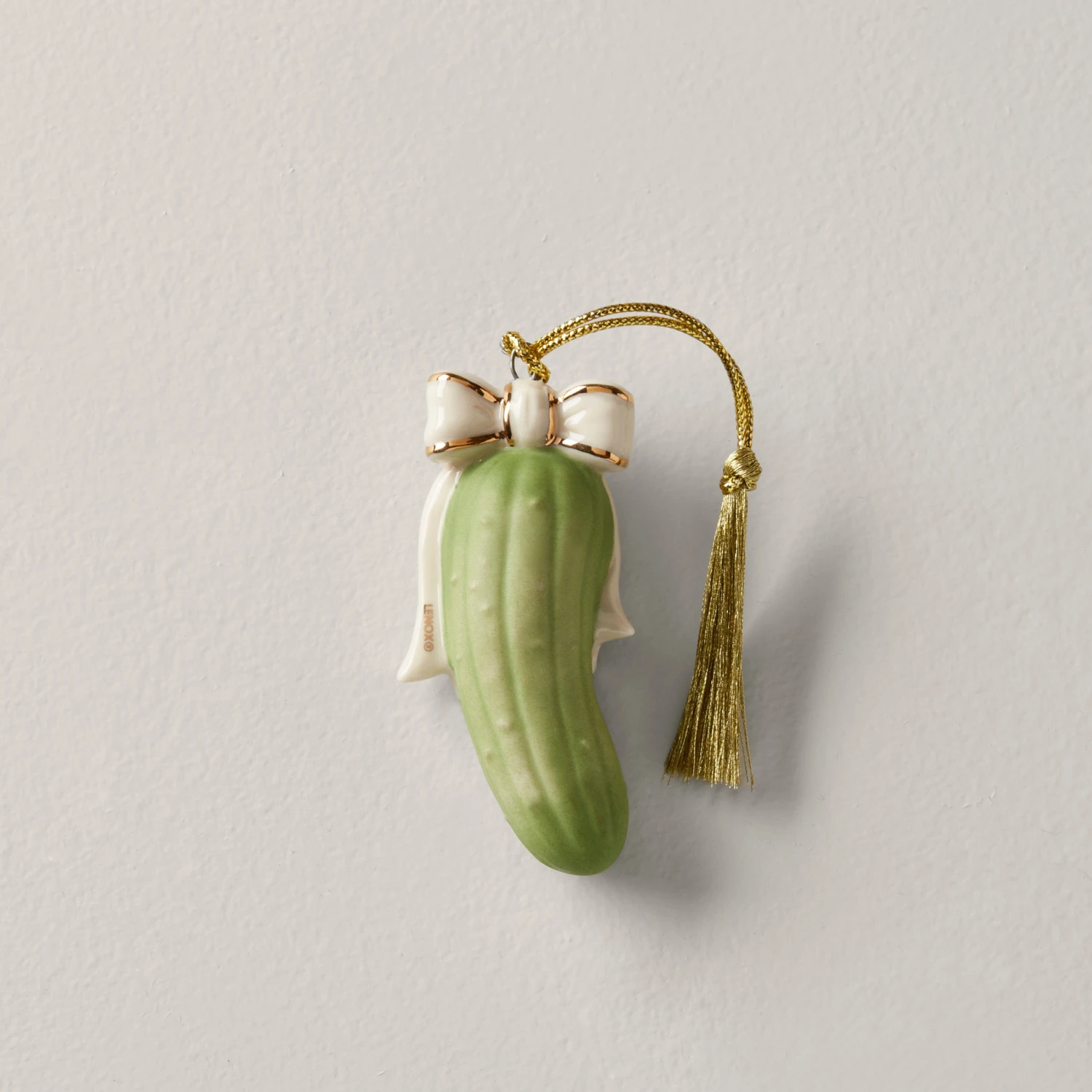 882215_w11_92014647-cc43-40fd-bcb7-f7aa1b46e0fb.jpg Lenox Personalized Ornaments Our Family Pickle Ornament™