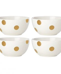 Kate Spade Dinnerware Deco Dot 4-piece All-Purpose Bowl Set 5 Kate Spade Dinnerware Deco Dot 4-piece All-Purpose Bowl Set