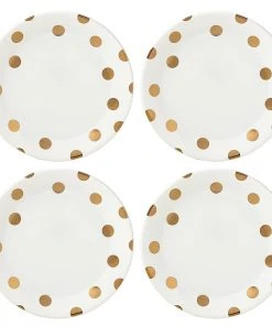 Kate Spade Deco Dot 4-piece Dinner Plate Set Dinnerware