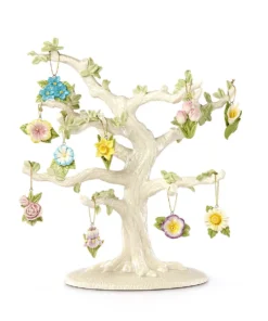 Lenox Ornament Trees Celebrate Flowers 10-Piece Ornament Set