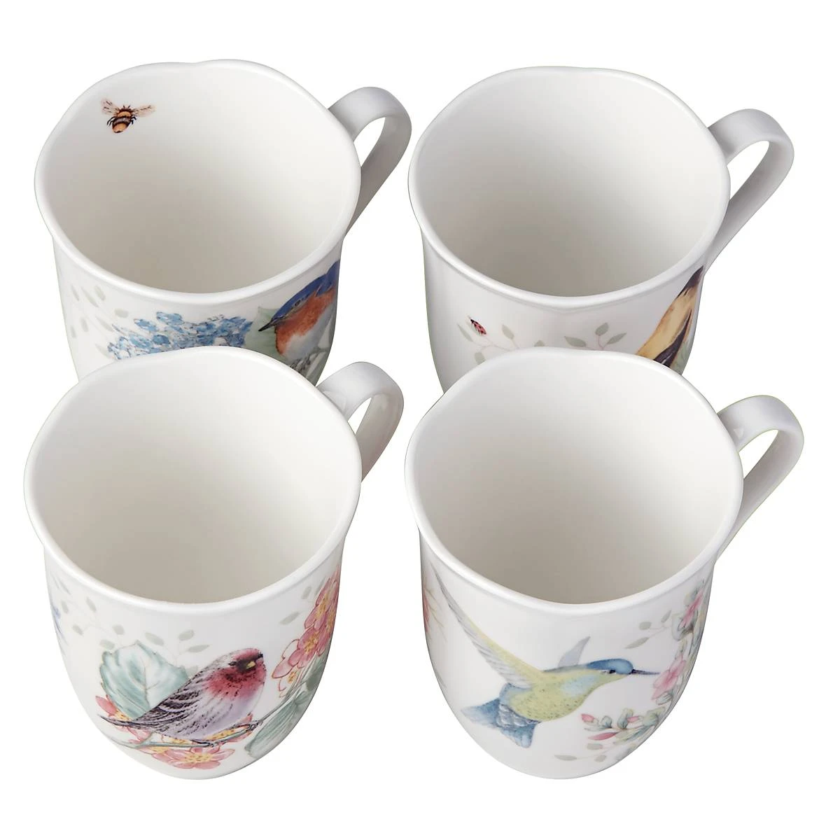 882795_w1.jpg Lenox Dinnerware Butterfly Meadow Flutter 4-Piece Mug Set