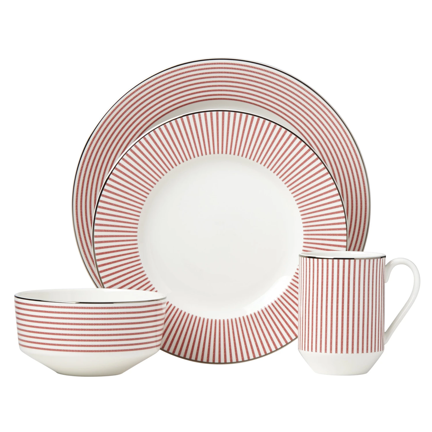 Kate Spade Dinnerware Laurel Street 4-piece Place Setting 4 Kate Spade Dinnerware Laurel Street 4-piece Place Setting