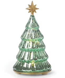Lenox Wintery Woods™ Lit Mercury Glass Pine Tree
