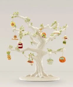 Lenox Autumn Favorites 10 Piece Ornament & Tree Set