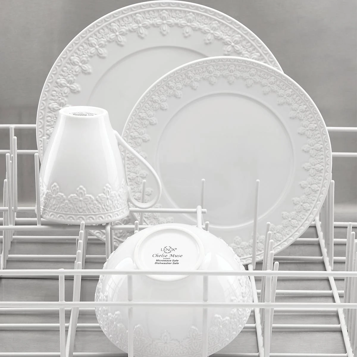 884531_w2_545331c5-a088-401b-a51d-7184912411f3.jpg Lenox Chelse Muse Fleur 12-piece Dinnerware Set