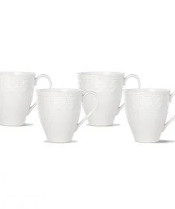 Lenox Chelse Muse Fleur ™ 4pc Mug Set 5 Lenox Chelse Muse Fleur ™ 4pc Mug Set