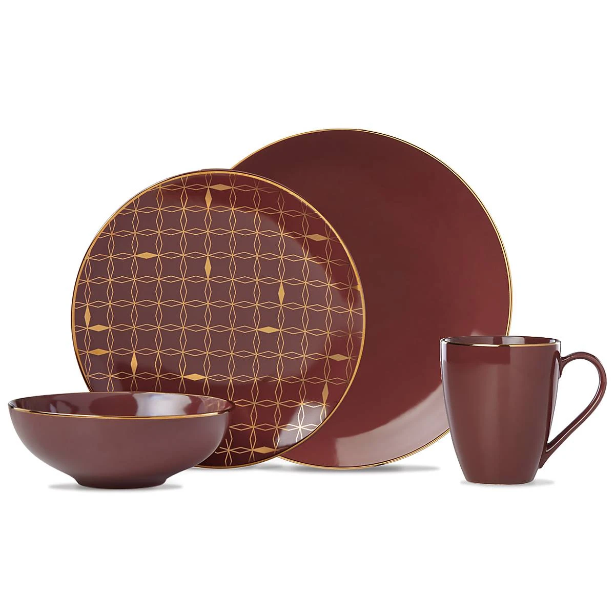 884665_wHR_6a4bb5c2-0a0b-408a-beaa-39f8aa1a011d.jpg Lenox Trianna 4-piece Place Setting Dinnerware