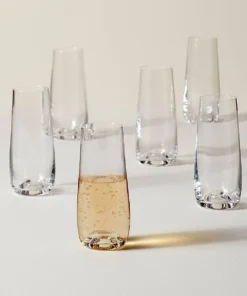 Lenox Tuscany Classics Stemless Flute Set, Buy 4 Get 6 Drinkware