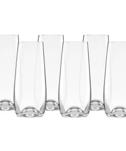Lenox Tuscany Classics Stemless Flute Set, Buy 4 Get 6 Drinkware