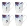 Lenox Dinnerware Indigo Watercolor Floral™ 4-piece Mug Set