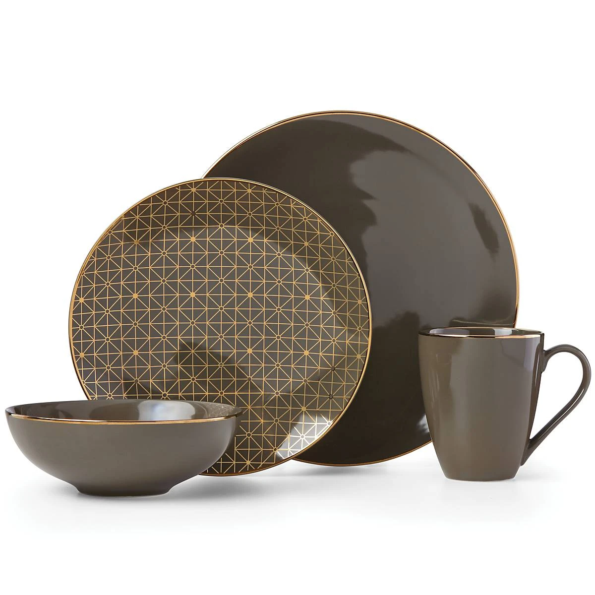 885152_wHR_36362f12-e367-4568-8c97-0815cd449cb5.jpg Lenox Trianna 4-piece Place Setting Dinnerware
