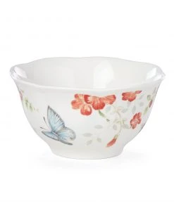 Lenox Butterfly Meadow Red Bowl Dinnerware 7 Lenox Butterfly Meadow Red Bowl Dinnerware