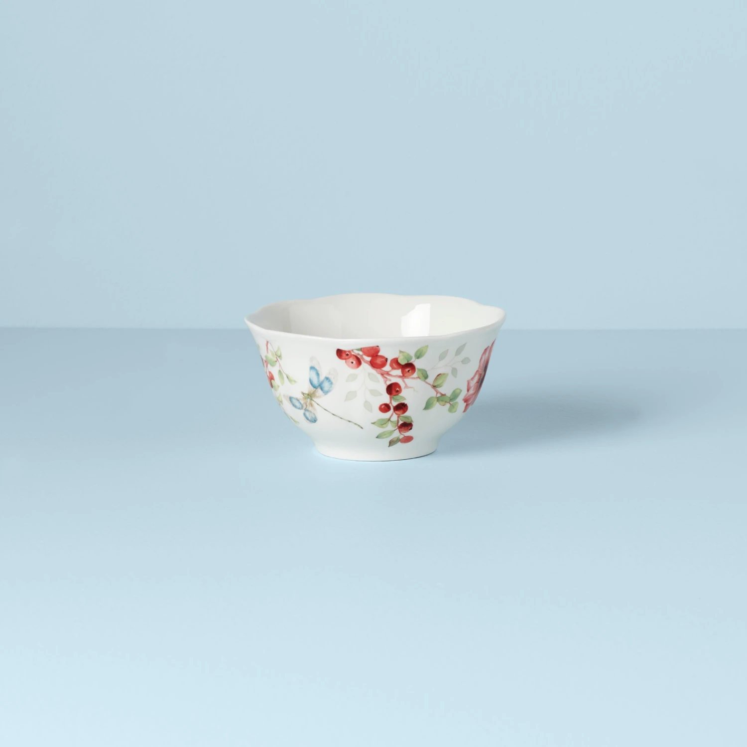 885489_w10_a283907c-a2cc-4767-a17f-e5564452658e.jpg Lenox Butterfly Meadow Red Bowl Dinnerware