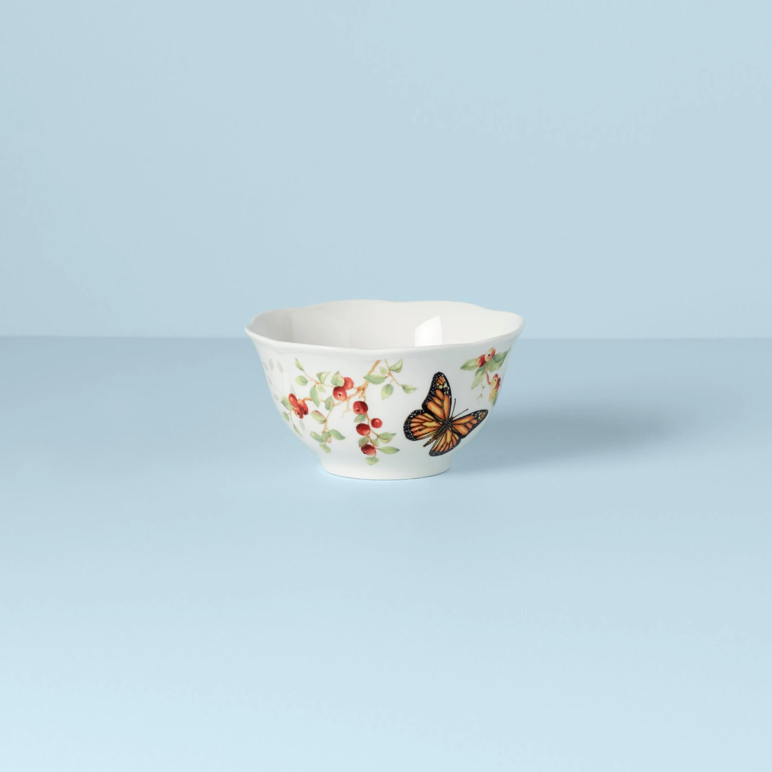 885496_w10_d4696f46-601b-4277-931b-13191a6d7a6d.jpg Lenox Butterfly Meadow Red Bowl Dinnerware