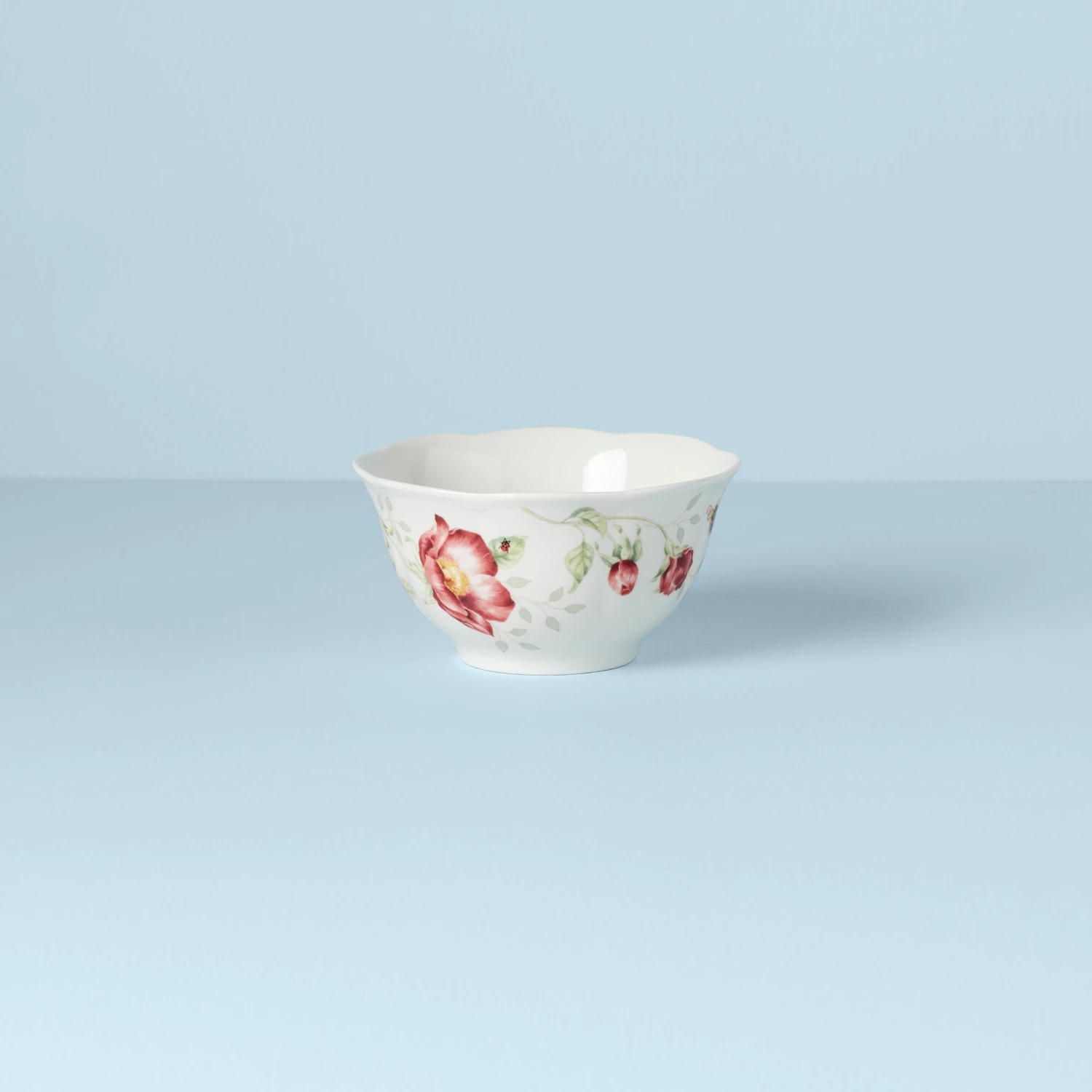 885496_w11_d2dba7d4-667e-46e7-879e-5b4a1beed86d.jpg Lenox Butterfly Meadow Red Bowl Dinnerware