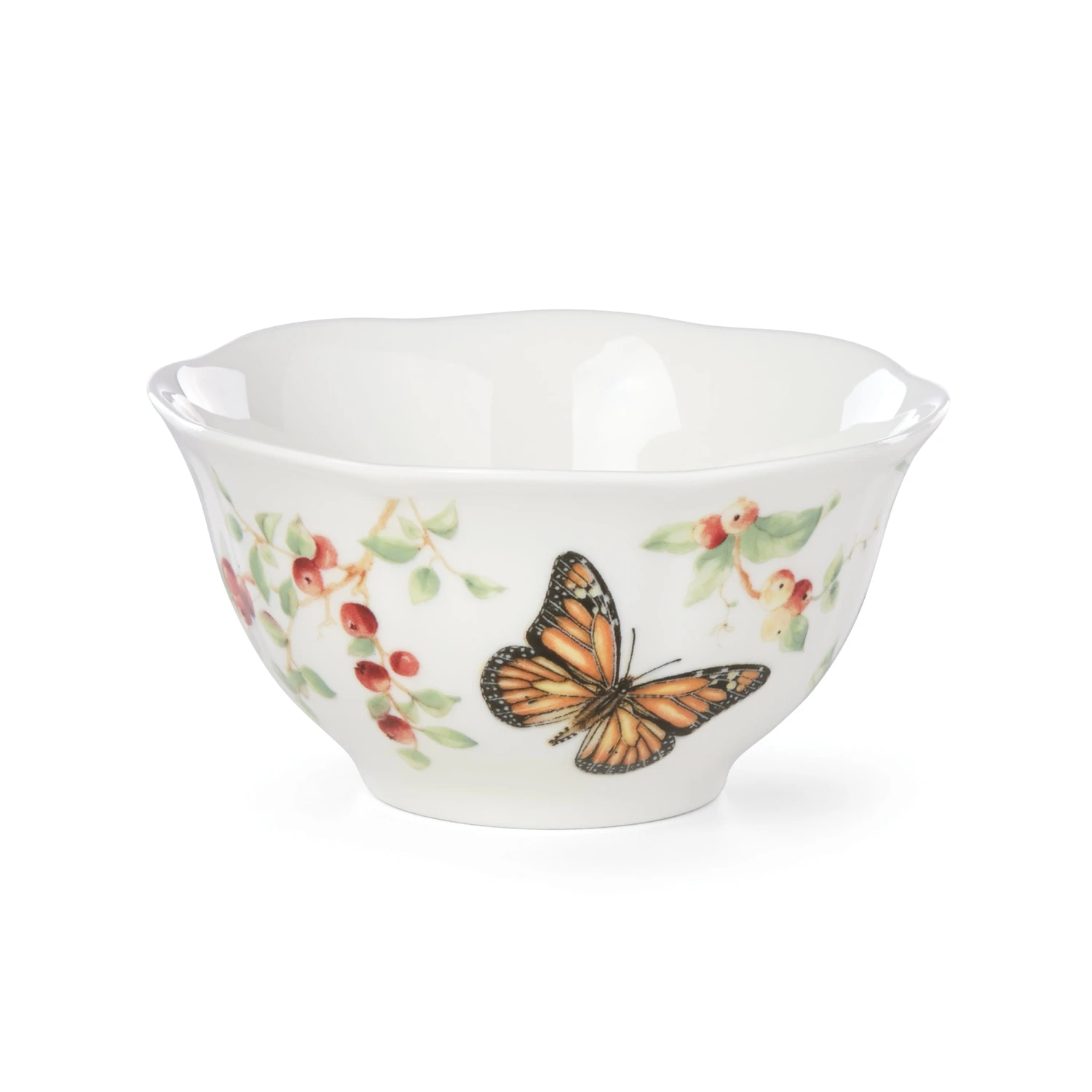 885496_wHR_d4093c80-807a-423e-9bbb-929fd3eefa19.jpg Lenox Butterfly Meadow Red Bowl Dinnerware
