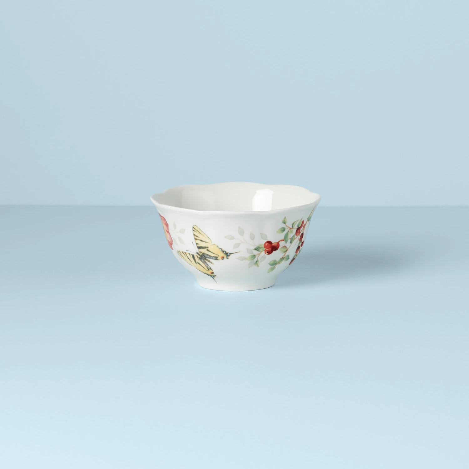 885497_w10_18ac8282-2d1c-458c-b466-a75c6767e03f.jpg Lenox Butterfly Meadow Red Bowl Dinnerware