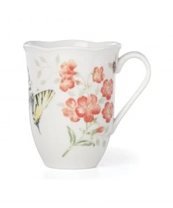 Lenox Dinnerware Butterfly Meadow Red Mug