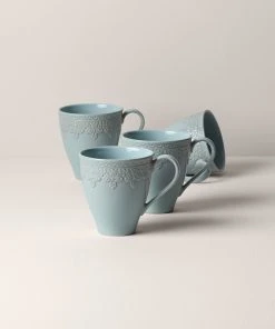 Lenox Chelse Muse Fleur ™ 4pc Mug Set 6 Lenox Chelse Muse Fleur ™ 4pc Mug Set