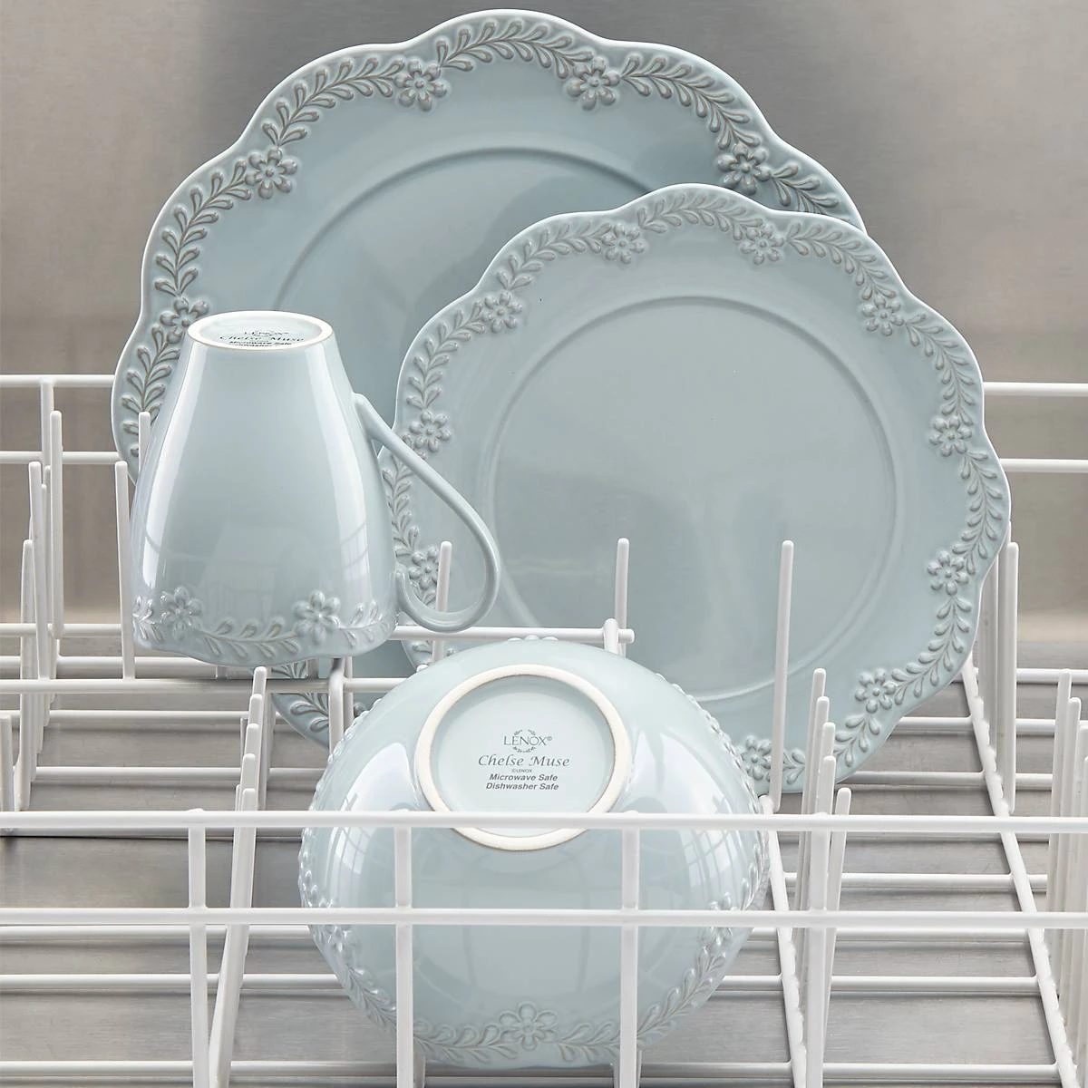 Lenox Chelse Muse Floral 12-Piece Dinnerware Set 11 Lenox Chelse Muse Floral 12-Piece Dinnerware Set