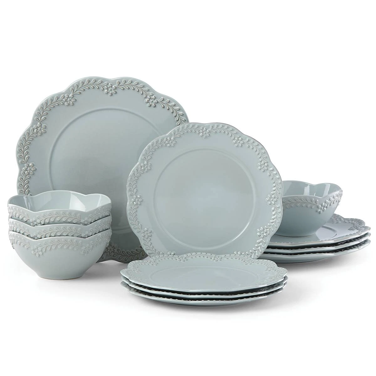 Lenox Chelse Muse Floral 12-Piece Dinnerware Set 9 Lenox Chelse Muse Floral 12-Piece Dinnerware Set