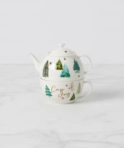 Lenox Dinnerware Balsam Lane Teapot & Cup