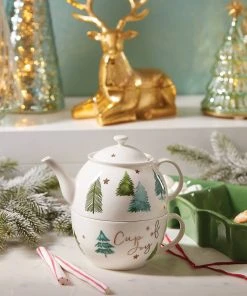 Lenox Dinnerware Balsam Lane Teapot & Cup 5 Lenox Dinnerware Balsam Lane Teapot & Cup