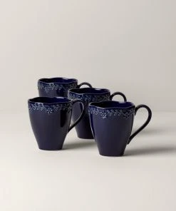 Lenox Chelse Muse Fleur ™ 4pc Mug Set 13 Lenox Chelse Muse Fleur ™ 4pc Mug Set