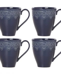Lenox Chelse Muse Fleur ™ 4pc Mug Set 14 Lenox Chelse Muse Fleur ™ 4pc Mug Set