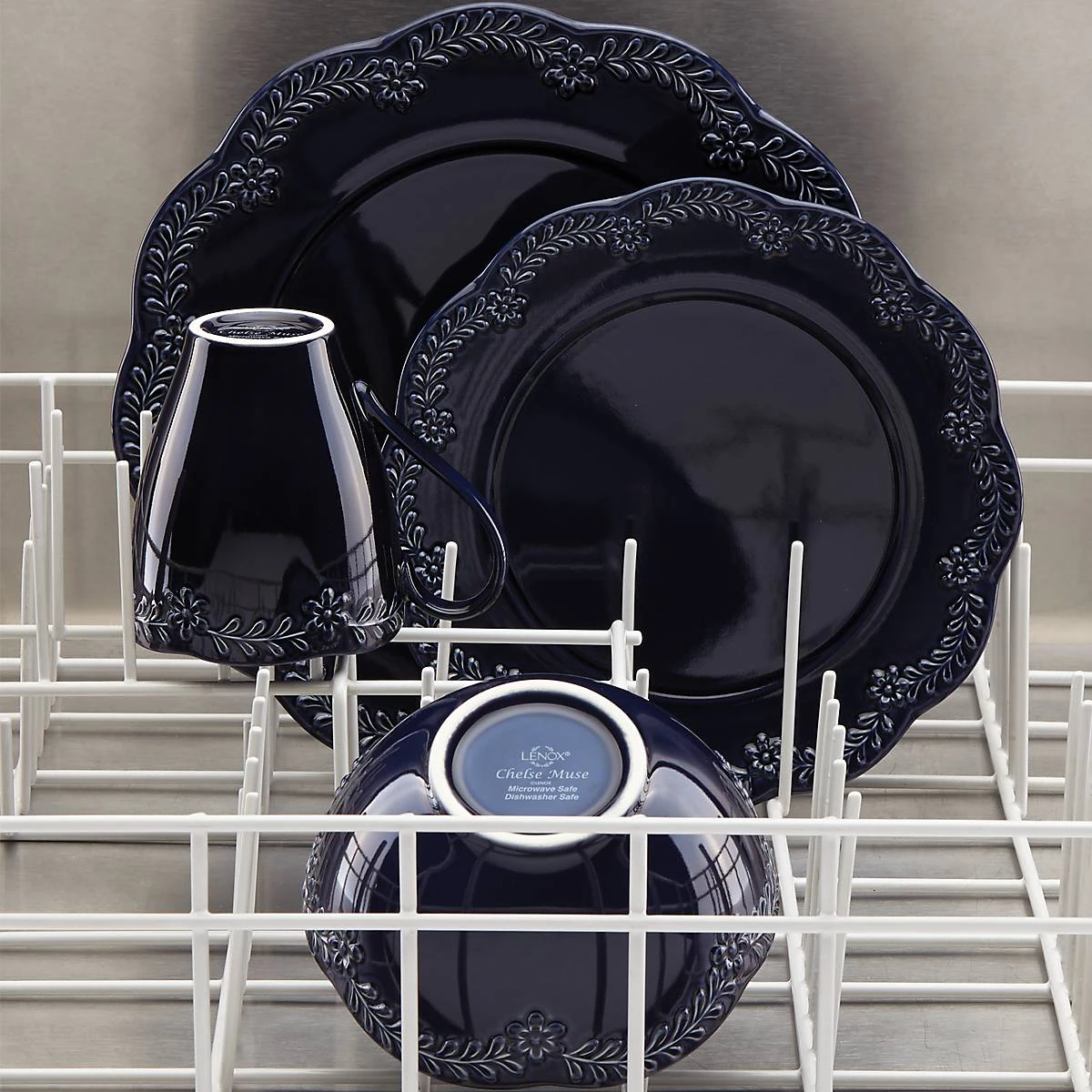 Lenox Chelse Muse Floral 12-Piece Dinnerware Set 15 Lenox Chelse Muse Floral 12-Piece Dinnerware Set