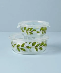 Lenox Hosting The Holidays™ Glass Storage Bwls