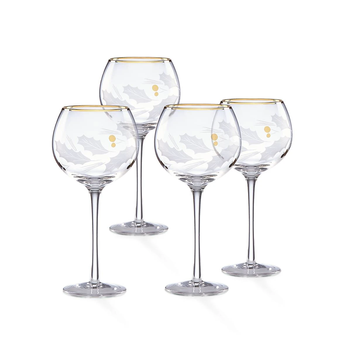 886857_wHR_87f8732e-cf00-4ccd-a789-96c7cfa165af.jpg Lenox Holiday™ Gold 4-piece Balloon Glass Set Drinkware