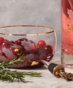 Lenox Holiday™ Gold Glass Nut Bowl