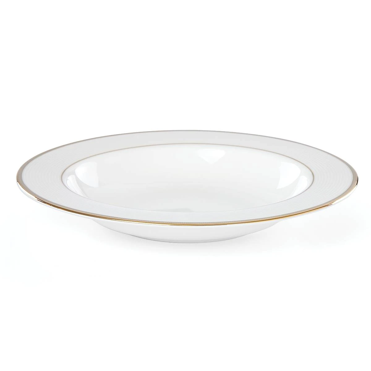 887819_wHR.jpg Lenox Opal Innocence Stripe™ Rimmed Bowl Dinnerware
