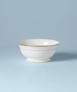 Lenox Dinnerware Opal Innocence Stripe Gold™ Serving Bowl
