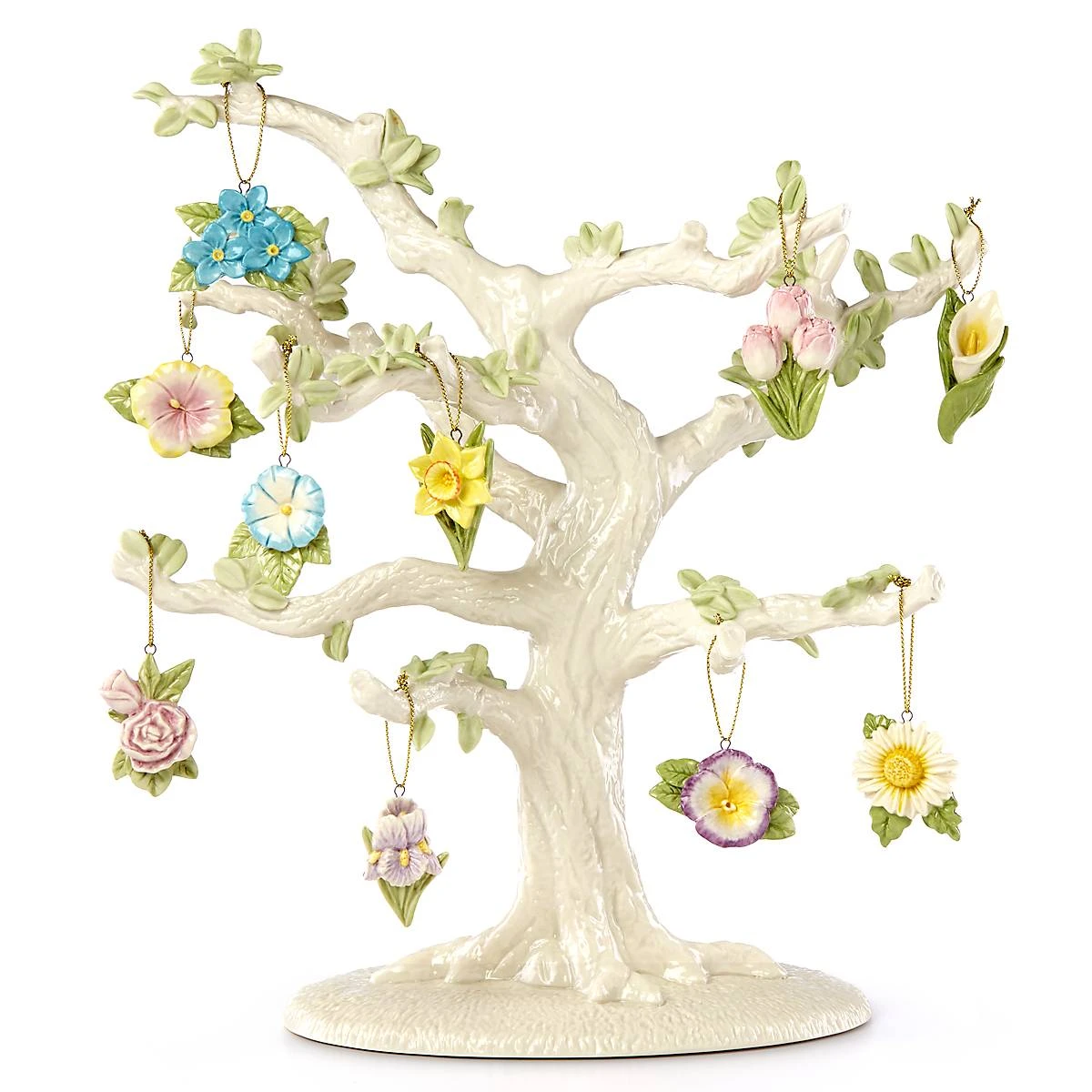 Lenox Celebrate Flowers 10-Piece Ornament & Tree Set Ornament Trees 6 Lenox Celebrate Flowers 10-Piece Ornament & Tree Set Ornament Trees